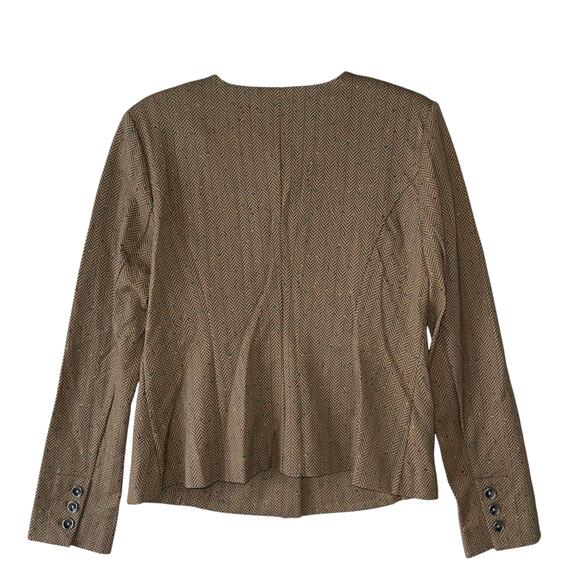 Cabi Penny Herringbone Blazer Cropped - Picture 4 of 10